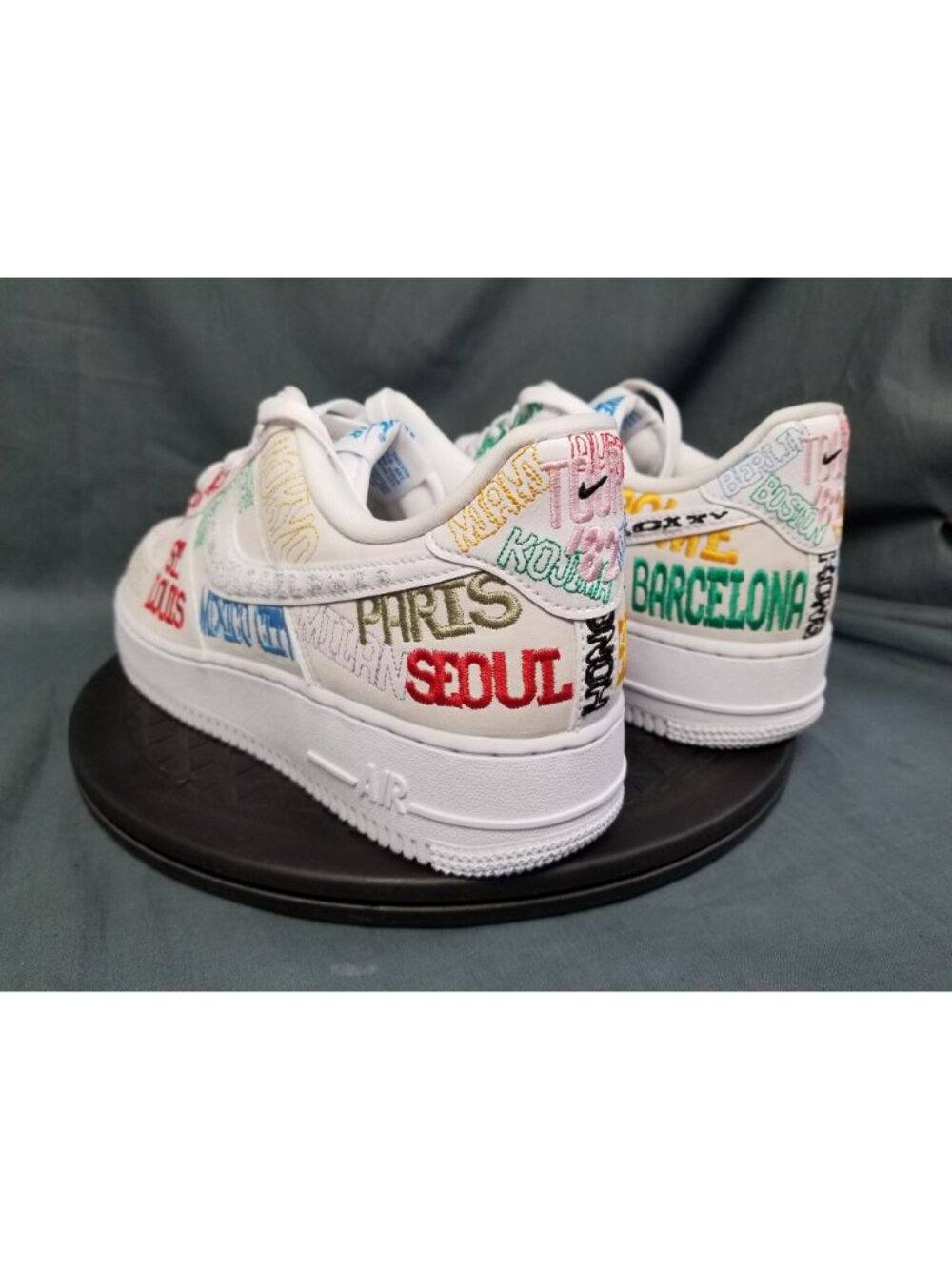 Nike Air Force 1 Low World Tour White Men's Size 9.5 NEW NO BOX! - Picture 6 of 11